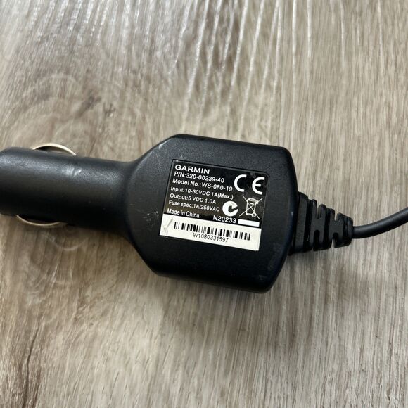 Garmin 320-00239-40 Nuvi GPS Navigation Mini-USB Car Vehicle Charger OEM Genuine - Picture 3 of 7